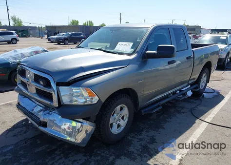 2012 Dodge Ram 1500 из США, поврежденный, VIN 1C6RD7FT5CS347653